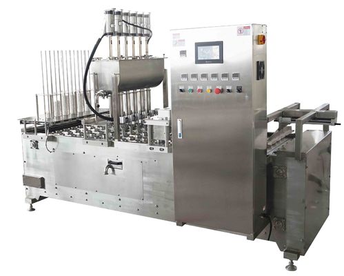 2.2KW αυτόματη μηχανή σφράγισης πλαστικών φλιτζανιών υψηλής ακρίβειας μηχανή πλήρωσης υγρού