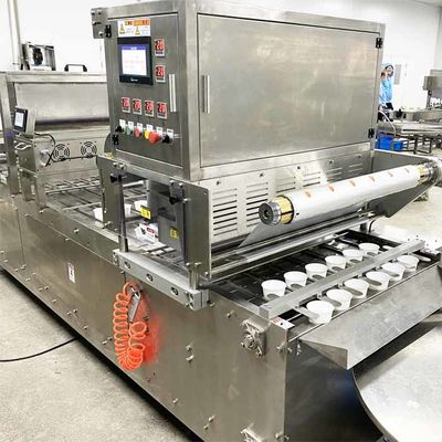 30-50 δίσκοι/λεπτο Gas Flush Tray συσκευαστή για τροφή κατοικίδιων ζώων